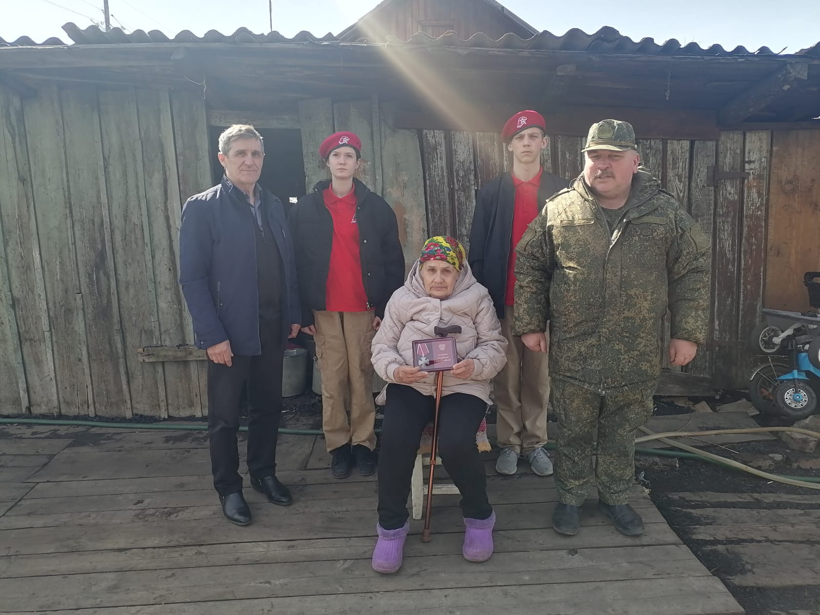 Орден Мужества посмертно.